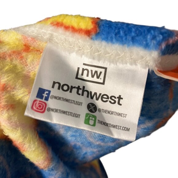 Sponge Bob Blanket Throw NorthWest "Smiling Spongebob" Blue - Picture 6 of 9